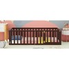 Twin Size Wood Floor Bed Frame with Fence and Door White - 3 of 4
