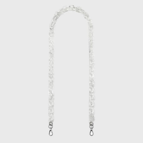 Chain Crossbody Handbag Strap - A New Day™ Clear/crystal : Target