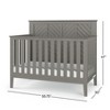 Child Craft Atwood 4-in-1 Convertible Crib, Converts to Day Bed, Toddler Bed and Full Size Bed, 3 Adjustable Mattress Positions, Baby Safe Finish - 4 of 4