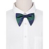 INSPIRE CHIC Men's Pre-tied Striped Adjustable Bow Tie - 4 of 4