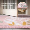 Joyfy Area Rugs for Living Room Non-Slip Washable Large Rug with Rubber Backing Soft Art Floral Carpet for Bedroom Kids Nursery Dining Room - 3 of 4