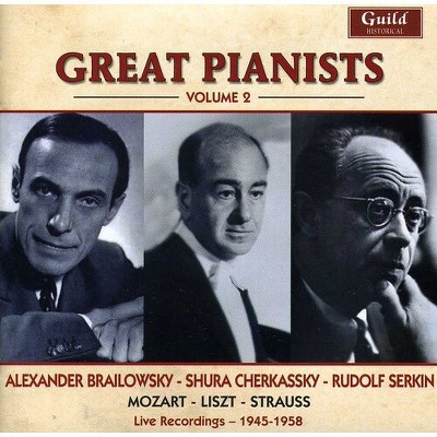 Brailowsky & Koussevitsky & Cherkassky & Serkin - Great Pianists 2: 1945 & 1958 (CD)