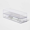 Large 12 x 8 x 2 Plastic Organizer Tray Clear - Brightroom™