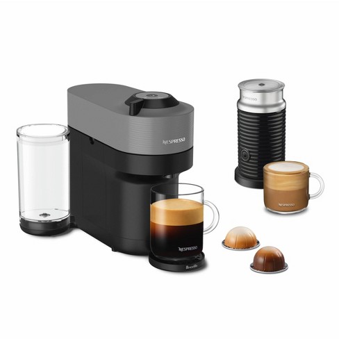 Nespresso Vertuo Pop+ Combination Espresso And Coffee Maker With Frother By Breville - Gray : Target