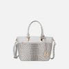 MKF Collection Grace Women’s Signature and Croc Embossed Tote Bag by Mia K - 2 of 4