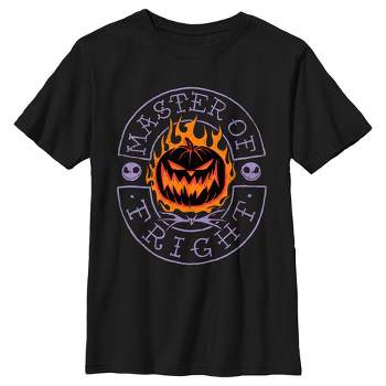 Boy's The Nightmare Before Christmas Master Of Fright T-shirt - Black ...