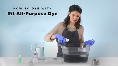 Rit Dye 88150 All Purpose Liquid Dye, Black, 8 Fl Oz
