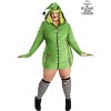 HalloweenCostumes.com Plus Size Women's Disney Oogie Boogie Hoodie Costume Dress | Disney Costumes - 2 of 4