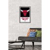 Trends International NBA Chicago Bulls - Logo 21 Framed Wall Poster Prints - 2 of 4