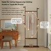 Lycvki Walnut Wood Coat Racks easy to Assemble - 3 of 4