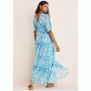 VENUS Womens Flutter Sleeve Maxi Dress - 2 of 4