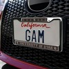 GRAPHICS & MORE U of Utah Naval Colors Primary Logo Full Size Standard License Plate Metal Frame - 3 of 4