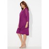 Catherines Women's Plus Size Crochet Fringe Jacket And Dress - 4 of 4