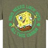 Boys' - SpongeBob Squarepants - Who Needs Luck With This Charm Short Sleeve Graphic T-Shirt - 2 of 4
