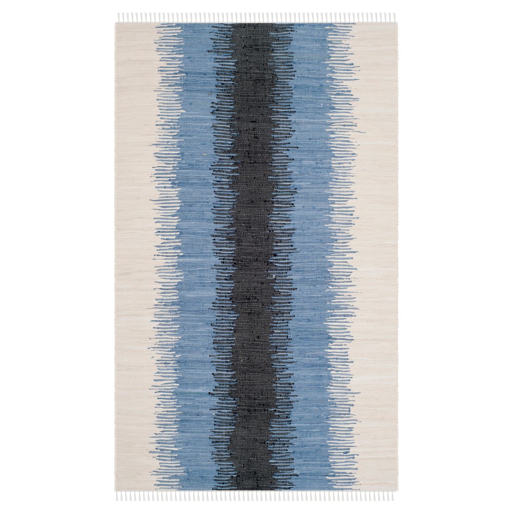 Coletta Flatweave Area Rug - Gray / Black (6' X 9') - Safavieh