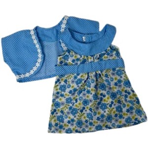 Doll Clothes Superstore Handmade Floral Dress with Short Sleeve Jacket for 15-16" Baby & Cabbage Patch Dolls - 1 of 4