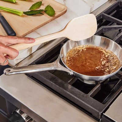 8-Inch Silver Stainless Steel Nonstick Fry Pan