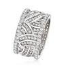 Ross-Simons 2.20 ct. t.w. CZ Eternity Band in Sterling Silver - 3 of 4