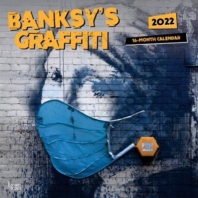 2022 Square Calendar Banksys Graffiti - BrownTrout Publishers Inc