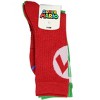 Nintendo Super Mario Adult Mario And Luigi Character Costume 2 Pair Crew Socks - 4 of 4