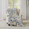 RT Designer's Collection Kallan Printed Premium & Soft Flannel Throw Blanket 50" x 60" Grey - 2 of 4