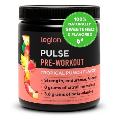 Legion Pulse Natural Pre-Workout Supplement - 20 Servings