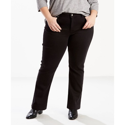 Plus size 2025 black levi jeans