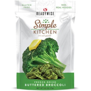 Simple Kitchen Freeze-Dried Buttered Broccoli. - 1 of 2