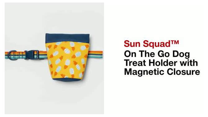 On The Go Dog Treat Holder with Magnetic Closure - Sun Squad&#8482;, 2 of 5, play video