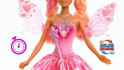 Barbie Fantasy Fairy 11" Doll with Color Change Wings and Outfit : Target
