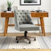 Estelle Velvet Task Chair Upholster Office Chair Swivel Home Desk Chair | Karat Home - 2 of 4