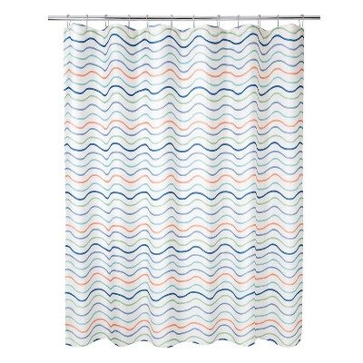 LunaLulinlk Fabric Shower Curtain with Hooks