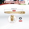 Unique Bargains 2BA Thread Aluminum Dart Shafts with Rubber Rings for Steel Tip 4 Pcs - 2 of 4