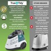 True & Tidy Heavy Duty 1800W Smart Auto Shut-off Garment Steamer with Water Sensor and Beep Alert White - 2 of 4
