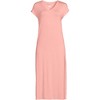 Lands' End Women's Short Sleeve Cooling Midi Nightgown - 3 of 3