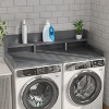Washer Dryer Countertop, Laundry Countertop Wwith 2-Tier Storage Shelf & Edge Rails, Laundry Over Washing Top Protector for Washer and Dryer - 2 of 4