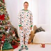PATPAT Matching Family Pajamas Xmas Christmas Element Print Xmas Holiday PJs Green - 2 of 4