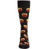Memoi Men's Number 45 Trumpkin Halloween Novelty Crew Sock - 2 of 4