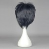 Unique Bargains Women's Halloween Wigs with Wig Cap 12" Black Blue 1 Pc - image 4 of 4