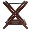 Remy Luggage Rack with Shelf Cappuccino - Winsome: Solid Wood, Foldable, No Assembly Required - 4 of 4