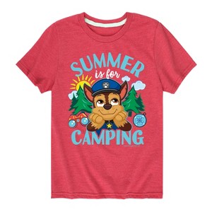 Boys' - Paw Patrol - Summer Is For Camping Short Sleeve Graphic T-Shirt - 1 of 4