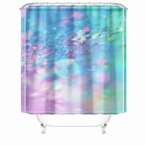 Color Square Shower Curtains for Bathroom Waterproof Fabric Bath Curtain Durable Soft Stylish Bathroom Decor 72x72 Inch - 1 of 1