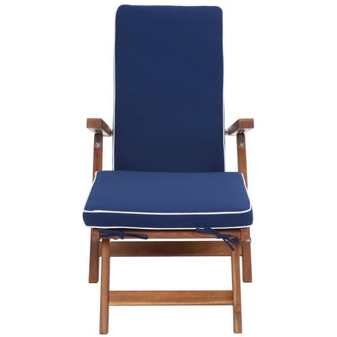 Palmdale Lounge Chair Natural navy Safavieh Target