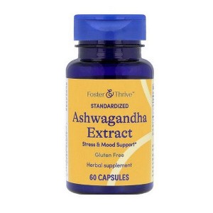 Foster & Thrive Ashwagandha Extract 500mg Capsule, 60 Ct - 1 of 1