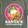 Men's - Garfield - Santas Little Helpers Christmas Short Sleeve Graphic T-Shirt - 2 of 4