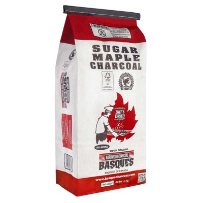 Basques Sugar Maple All Natural Hardwood Lump Charcoal 8.8 Lb : Target