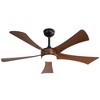 TOBILI 52 Inch Ceiling Fan with 22W LED Light and 5 ABS Blades for Bedroom - 2 of 4