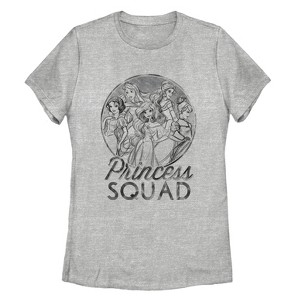 Women's Disney Princesses Squad T-Shirt - 1 of 3