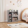 Whizmax White 5-Cubby Kid's Bookcase and Bookshelf, Multi Toy Storaage Cabinet for Storage Books and Toys, for Playroom, Bedroom and Children's Room - 3 of 4