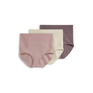 Jockey Women's Skimmies Cotton Stretch 360° Tummy Smoothing Brief - 3 Pack - 1 of 4